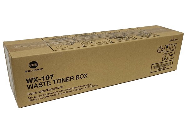 New, Pre-Owned - Konica Minolta WX-107 High Yield Black Waste Container, AAVA-0Y1
