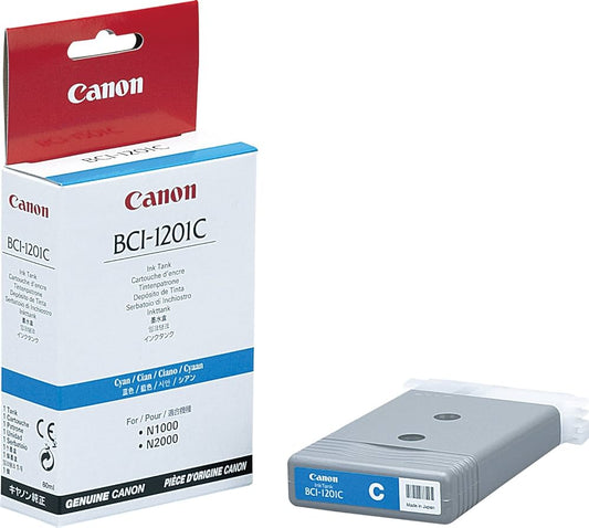 Genuine Canon BCI-1201 Cyan Standard-Yield Ink Cartridge