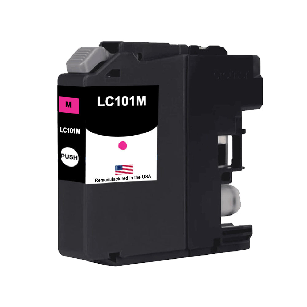 U.S. Remanufactured for Brother LC101XLM Magenta Ink Cartridge