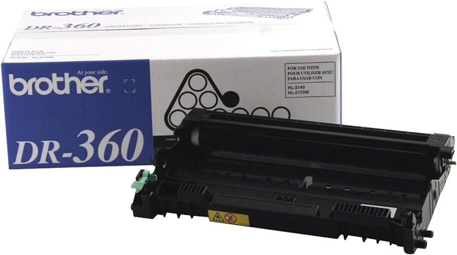 New, Pre-Owned - Brother DR360 Black Drum Unit Cartridge