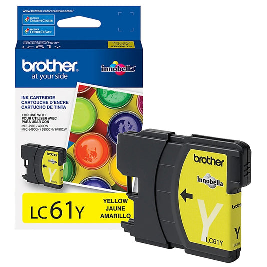 New, Pre-Owned - Brother LC61 Yellow Ink Cartridge