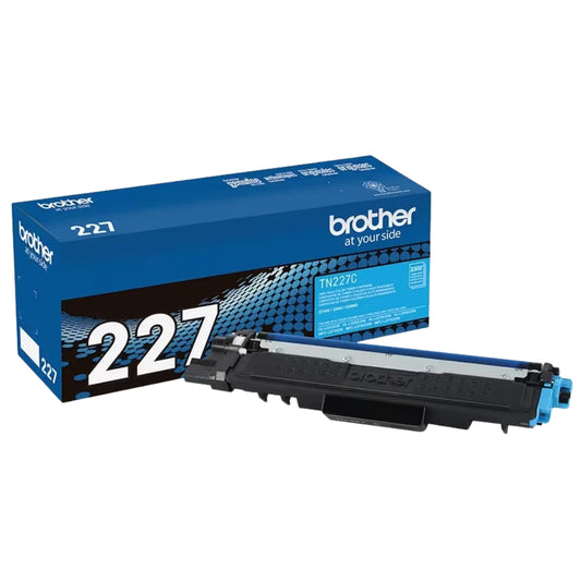 New, Pre-Owned - Brother TN227 Cyan High Yield Toner Cartridge, TN227C