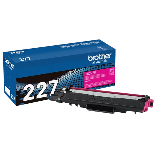 New, Pre-Owned - Brother TN227 Magenta High Yield Toner Cartridge, TN227M
