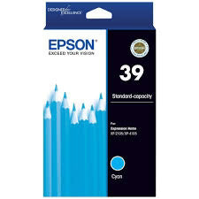 Original Epson 39 Standard Yield Cyan Ink Cartridge