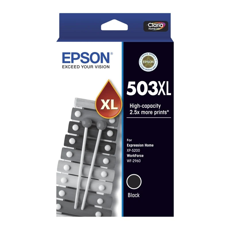 Original Epson 503XL High Yield Black Ink Cartridge