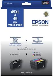 Original Epson 49XL Black & 49 Color Ink Cartridge