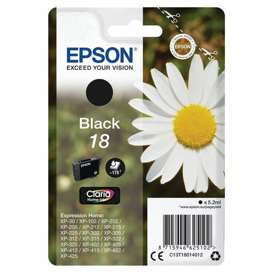 Original Epson 18 Standard Yield Yellow Ink Cartridge