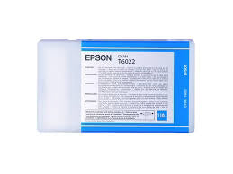 Original Epson T6022 Standard Yield 110ml Cyan Ink Cartridge
