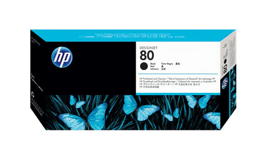 Original HP 80 Standard Yield Black Printhead