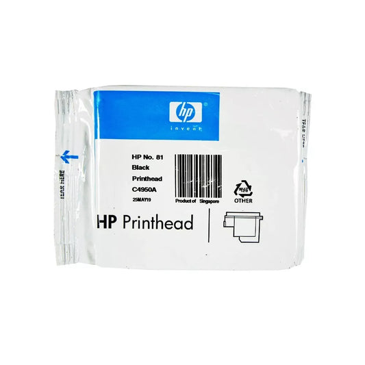 Genuine HP 81 Black Printhead ONLY DesignJet Ink Cartridge