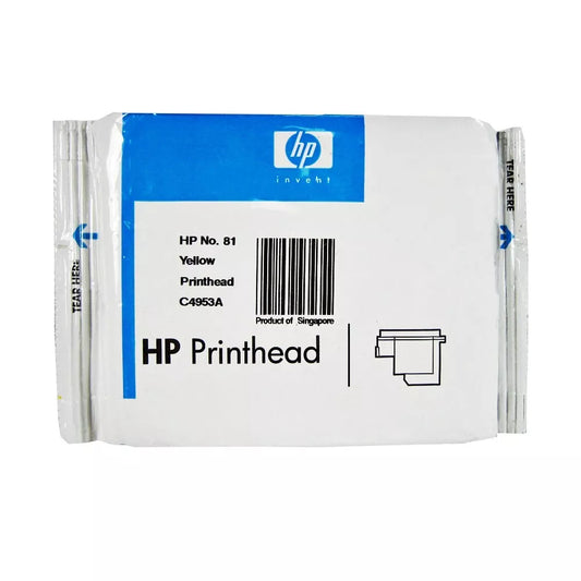 Genuine HP 81 Yellow Printhead ONLY DesignJet Ink Cartridge