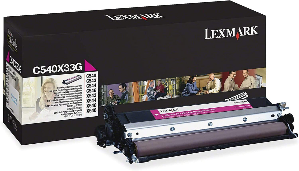 New, Pre-Owned - Lexmark C540X33G Magenta Developer Unit