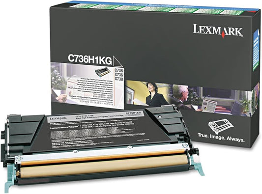 Original Lexmark C736/X736 High Yield Black Toner Cartridge