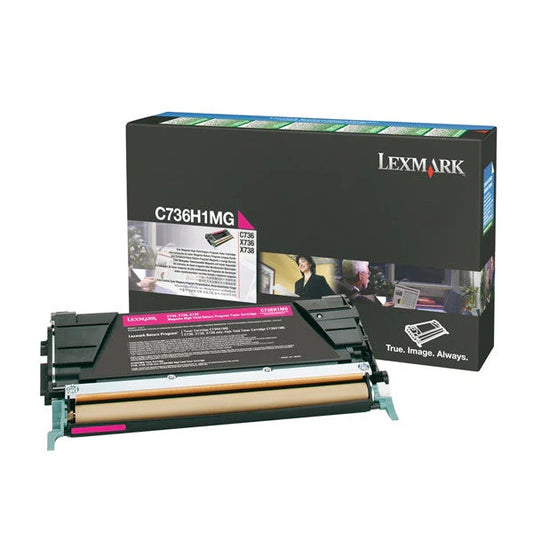 Original Lexmark C736/X736 High Yield Magenta Toner Cartridge