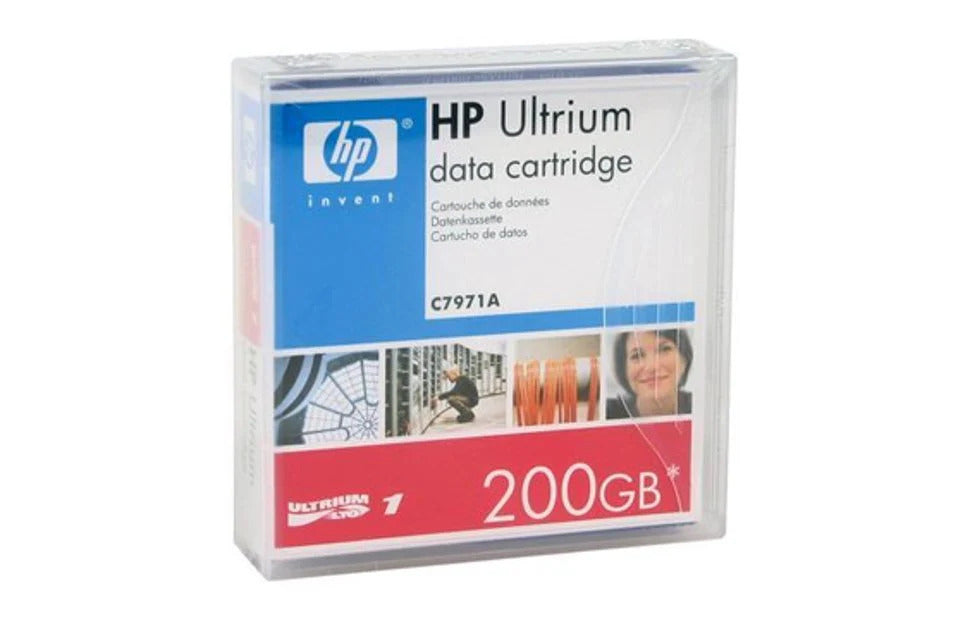 New, Pre-Owned - HP C7971A LTO-1 Ultrium 200GB Data Cartridge
