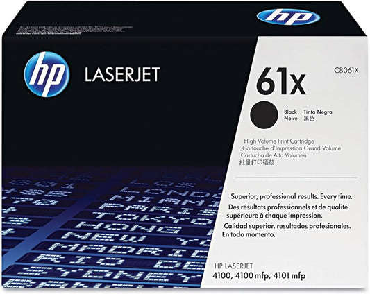 Original HP 61X High Yield Black Toner Cartridge
