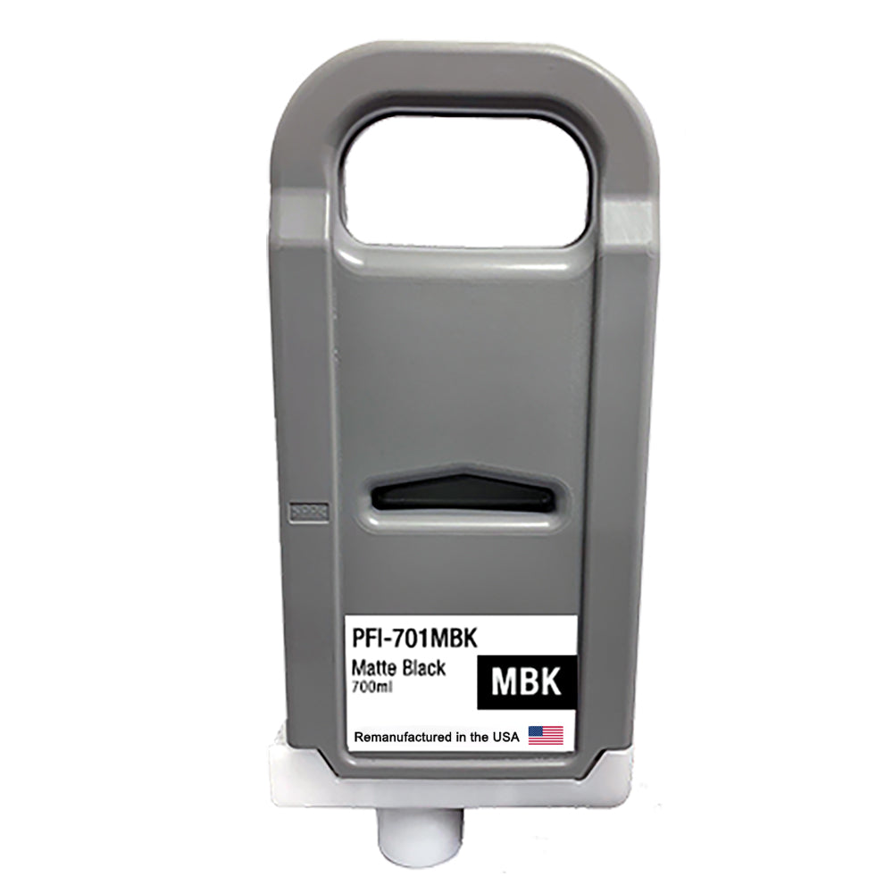 U.S. Remanufacturer Ink Cartridge for Canon PFI-701 700ML Matte Black