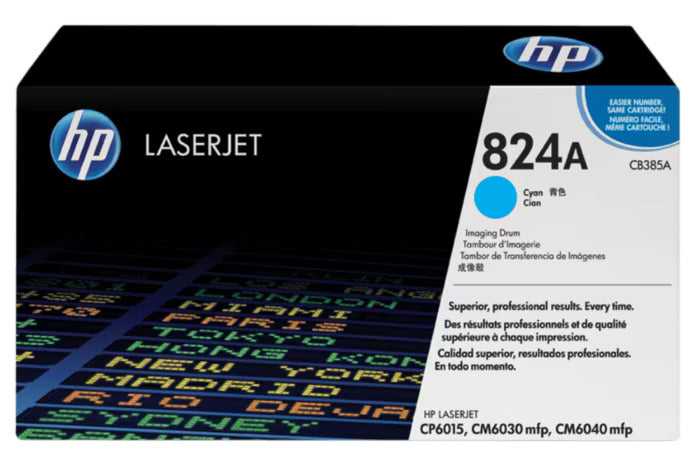 New, Pre-Owned - HP 824A Standard Yield Cyan Imaging Drum, CB385A