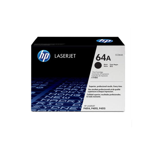 HP 64A High Yield Black LaserJet Toner Cartridge, CC364A