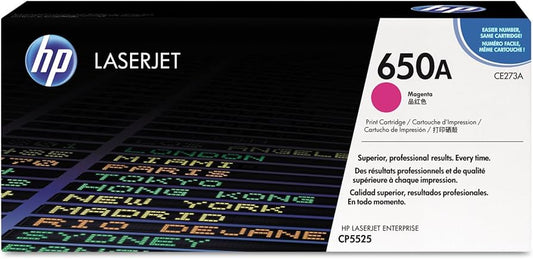 Genuine HP 650A Standard-Yield Magenta Laser Toner Cartridge