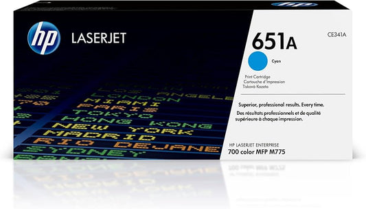 Genuine HP 651A Standard-Yield Cyan Toner Cartridge