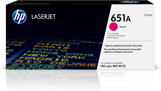 Genuine HP 651A Standard-Yield Magenta Toner Cartridge