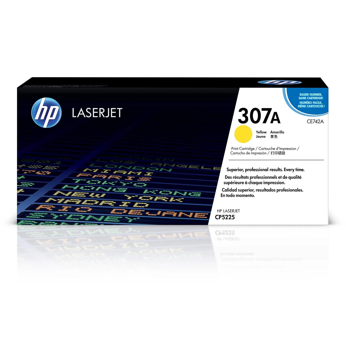 Genuine HP 307A Standard-Yield Yellow Toner Cartridge