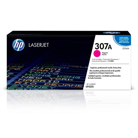 Genuine HP 307A Standard-Yield Magenta Toner Cartridge