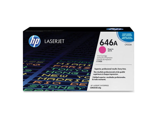 Genuine HP 646A Standard-Yield Magenta Toner Cartridge