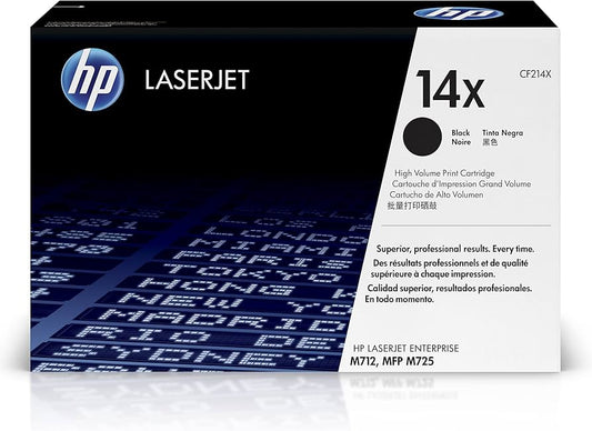 Genuine HP 14X High-Yield Black Laser Toner Cartridge