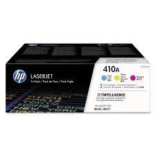 Original HP 410A Standard Yield Tri-Color Toner Cartridge