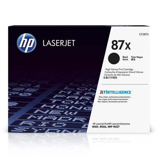 Genuine HP 87X High-Yield Black Laser Toner Cartridge