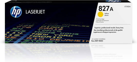 Genuine HP 827A Standard-Yield Yellow Laser Toner Cartridge