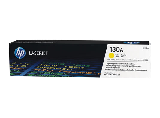 Genuine HP 130A Yellow LaserJet Toner Cartridge