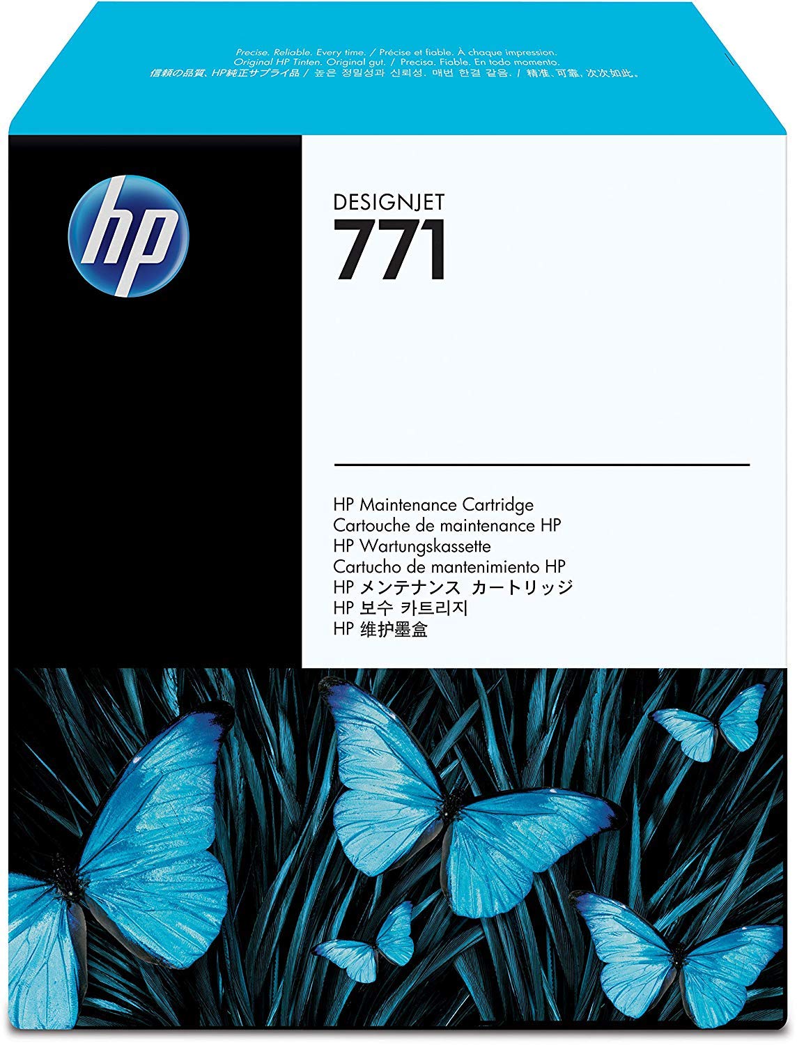 New, Pre-Owned - HP 771 DesignJet Maintenance Cartridge, CH644A