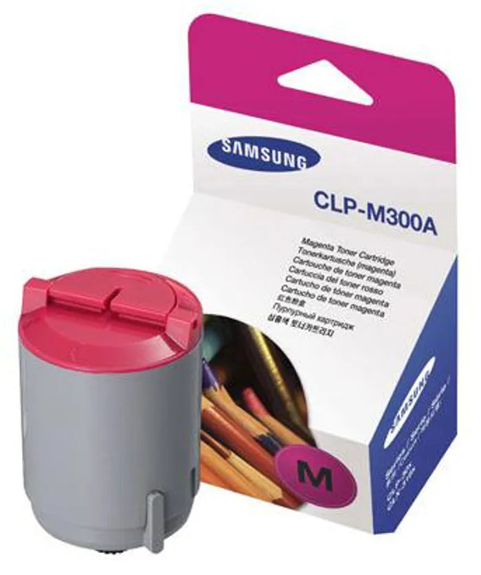 Original Samsung CLP-M300 Standard Yield Magenta Toner Cartridge