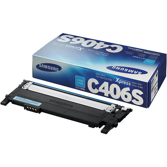 Orignal Samsung C406 Standard Yield Cyan Toner Cartridge