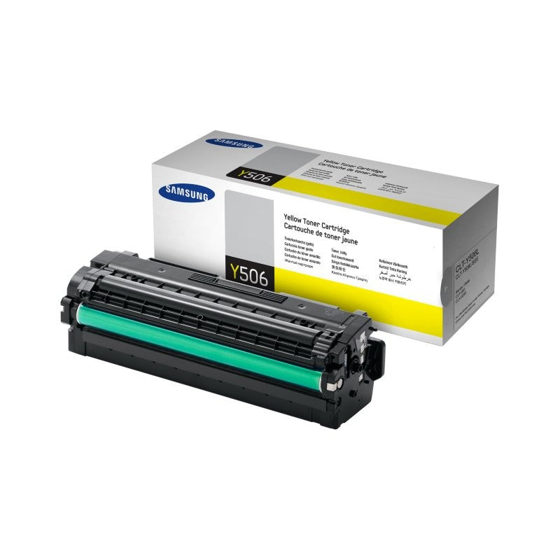 Samsung  Y506L High Yield Yellow Toner Cartridge, CLT-Y506L