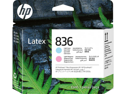 Original HP 881 Light Cyan & Light Magenta printhead