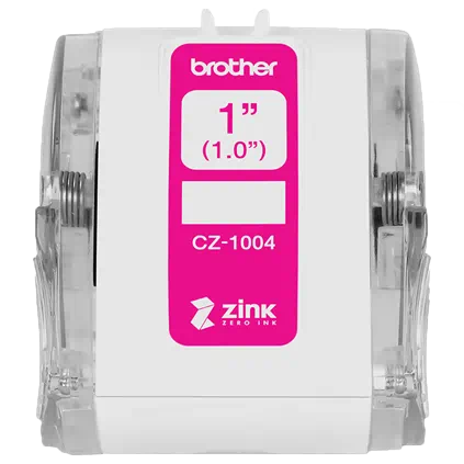 New, Pre-Owned - Brother CZ-1004 Magenta Label Roll