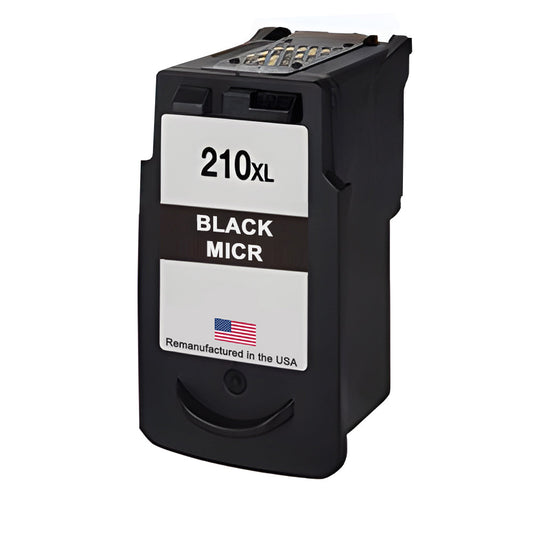 U.S. Remanufactured for Canon PG-210XL Black MICR Ink Cartridge