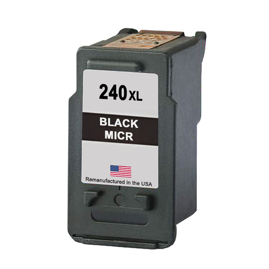 U.S. Remanufactured for Canon PG-240XL Black MICR High Yield Ink Cartridge