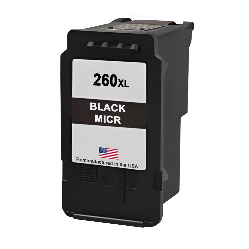 U.S. Remanufactured for Canon PG-260XL Black MICR Ink Cartridge