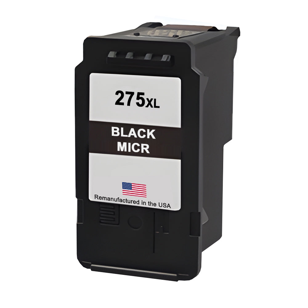 U.S. Remanufactured for Canon 275XL Black MICR Ink Cartridges