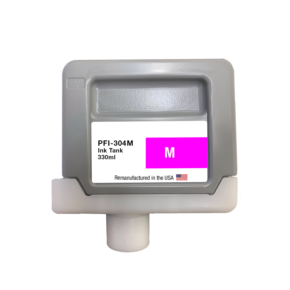 U.S. Remanufactured for Canon PFI-304M 330ml Magenta Ink Cartridge