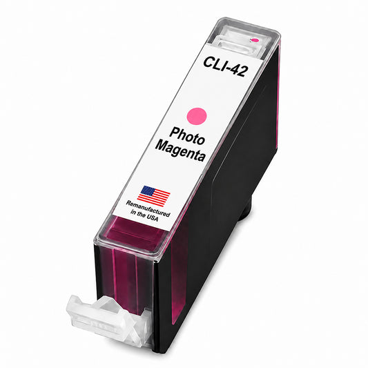 U.S. Remanufactured for Canon CLI-42PM Photo Magenta Ink Cartridge