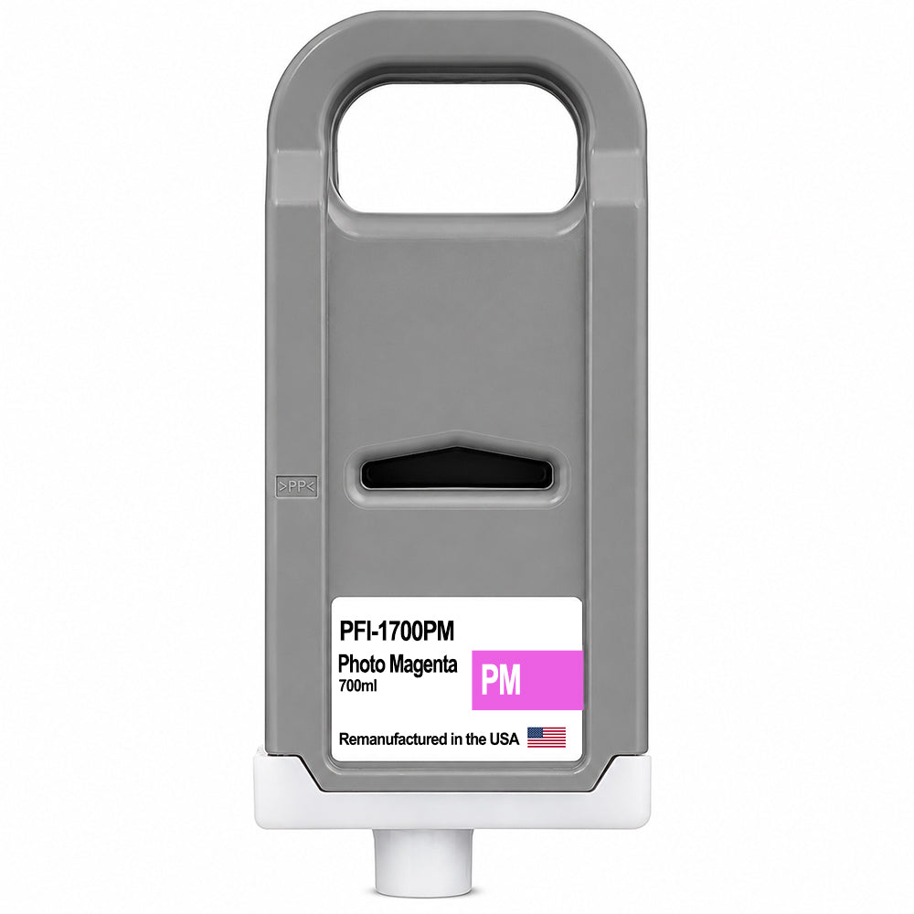U.S. Remanufactured for Canon PFI-1700PM Photo Magenta Ink Cartridges