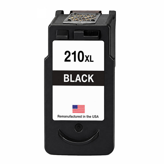 U.S. Remanufactured for Canon PG-210XL Black Ink Cartridge