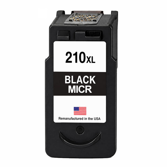 U.S. Remanufactured for Canon PG-210XL Black MICR Ink Cartridge