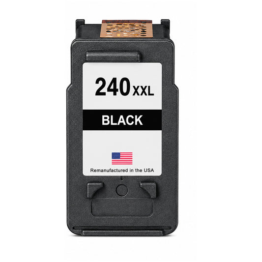 U.S. Remanufactured for Canon PG-240XXL Extra High Yield Black Ink Cartridge